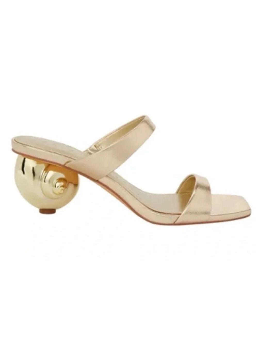 NEW Katy Perry The Maritime Two Band Sandal Gold size 7